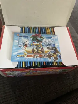 Pokemon Chinese ID Red Booster Box Box Is Open Has All 36 Packs Sealed - Image 3
