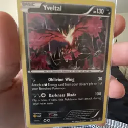 Pokemon TCG XY Steam Siege Yveltal 65/114 Holo, 130 HP Basic - Image 1