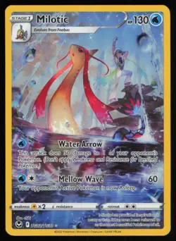 2022 SWORD & SHIELD SERIES - SILVER TEMPEST - TRAINER GALLERY MILOTIC RARE #TG2 - Image 1
