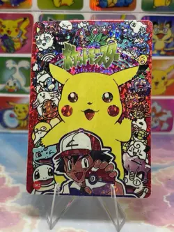 Pokemon Vintage Pocket Monsters Vending HOLO Prism Sticker 98 Bandai Nintendo - Image 1