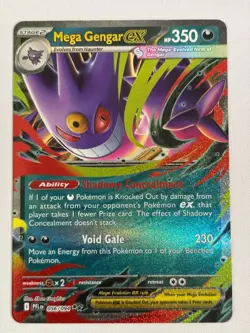 Pokemon TCG: Mega Gengar ex (056/094) -- Me02: Phantasmal Flames (NM) - Image 1
