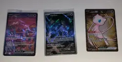 Pokemon TCG 151 UPC Promo Set Mew 053, Mewtwo 052, New Sealed & Metal Mew 205 - Image 1