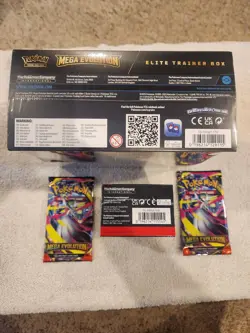 Pokemon Package Mega Evolution ETB + Booster Bundle + 2 Packs All Sealed New - Image 5