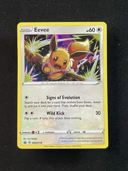 2021 Pokemon Sword & Shield Black Star Promos #SWSH118 Eevee (Chilling Reign) - Image 3
