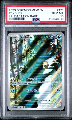 Psyduck 175/165 Illustration Rare 151 Pokemon PSA 10 - Image 1