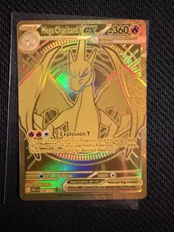 Pokemon TCG Mega Charizard Y EX 294/217 Ascended Heroes Mega Hyper Rare - Image 1