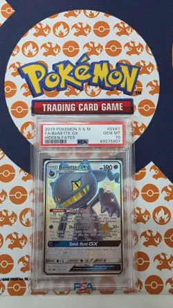 Pokemon 2019 Hidden Fates Banette GX SV61/SV94 Holo Shiny Rare PSA 10 - Image 1