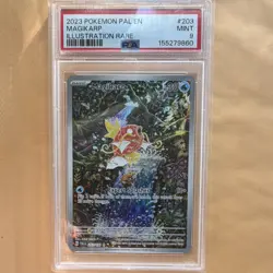 Pokemon 2023 Magikarp 203/193 Sv02 Paldea Evolved Illustration Rare Holo PSA 9 - Image 1