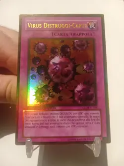 Yu-Gi-Oh! TCG Crush Card Virus GLD1-IT038 - Gold Series 2008 Light Play Italian - Image 1