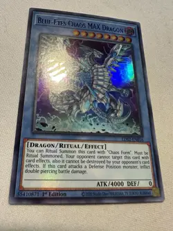 Yu-Gi-Oh! Blue-Eyes Chaos MAX Dragon LDS2-EN016 Blue Ultra Rare 1st Ed Near Mint - Image 2