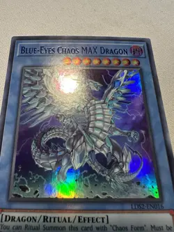 Yu-Gi-Oh! Blue-Eyes Chaos MAX Dragon LDS2-EN016 Blue Ultra Rare 1st Ed Near Mint - Image 4