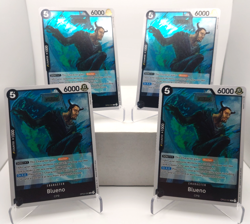 Blueno Playset - OP03-090 x4 - Pillars of Strength - One Piece TCG - English - Image 1