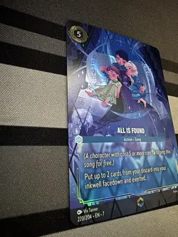 Disney Lorcana All Is Found Enchanted 220/204 Archazia's Island - Image 3