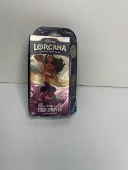 Disney Lorcana Starter Deck Amber Amethyst New Sealed First Chapter Moana Mickey 4050368981691 - Image 1