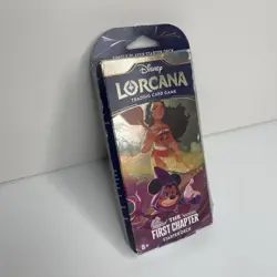 Disney Lorcana Starter Deck Amber Amethyst New Sealed First Chapter Moana Mickey 4050368981691 - Image 2