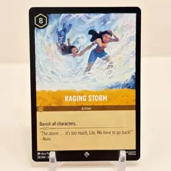 Disney Lorcana Winterspell Raging Storm 28/204 NM - Image 1
