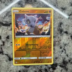 Pokemon Cubone 37/68 Hidden Fates Regular Common Basic 60 HP Card English - Image 1