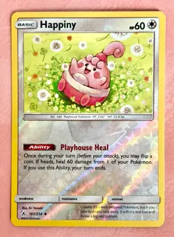 Happiny (Baby Pokemon)~Cute Pink Pokemon Cards~ Pretty in Pink & Pastel Gallery - Image 1