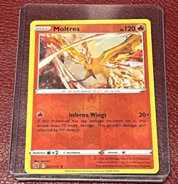 Moltres 21/172 Brilliant Stars Reverse Holo Rare Pokemon Card TCG Pokemon - Image 1