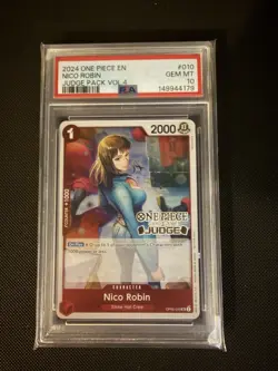Nico Robin (Judge Pack Vol. 4) - One Piece Promotion Cards (OP-PR) - PSA 10 - Image 1