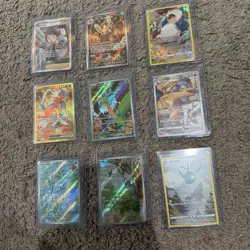 Pokemon Tcg Lot of 9 Full Art cards, English and Japanese Lot #10 - Image 2