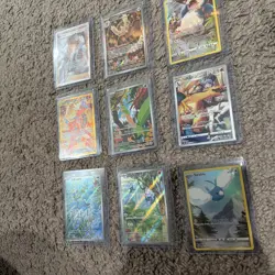Pokemon Tcg Lot of 9 Full Art cards, English and Japanese Lot #10 - Image 3