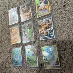 Pokemon Tcg Lot of 9 Full Art cards, English and Japanese Lot #10 - Image 4