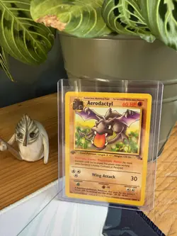 Pokemon TCG Aerodactyl 16/62 - 1st Edition Fossil Non Holo Card NM/LP ✨ - Image 1