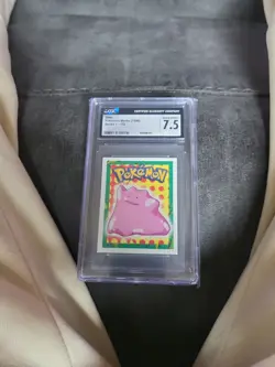1998 Pokemon Merlin Ditto Series 1 Sticker Card #132 CGC 8.5 - Image 1