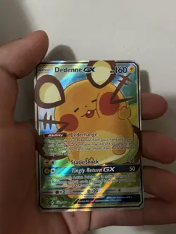 Pokemon Dedenne GX Alternate Art Holo Promo Card 195A/214 English - Image 2