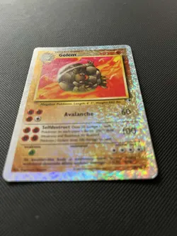 Reverse Golem Pokemon Card Legendary Collection 14/110 - Image 2