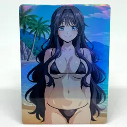 Fragrant Flower Blooms with Dignity Kaoruko Waguri Goddess Anime ACG Foil Card - Image 1