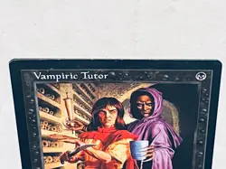 Vampiric Tutor - Visions 1997 - MTG - Rare - Old Border - Original Print – LP+ - Image 4