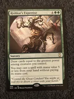 Magic The Gathering MTG - Rishkar's Expertise - Streets of New Capenna - Image 1