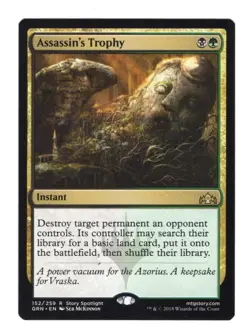 MTG Magic the Gathering Assassin's Trophy Guilds of Ravnica NM - Image 1