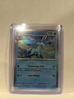 Pokemon TCG - Prismatic Evolutions - Holo Rare - Glaceon - 025/131 - Image 2