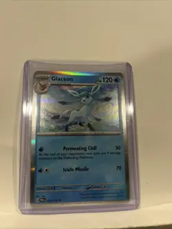 Pokemon TCG - Prismatic Evolutions - Holo Rare - Glaceon - 025/131 - Image 4