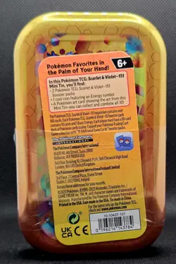 Pokemon Scarlet & Violet 151 Mini Tin Factory Sealed (Slowpoke & Sandshrew) NEW - Image 2