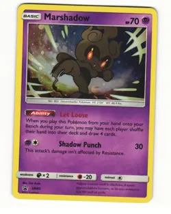 Marshadow SM85 Promo 2017 SM Black Star Promos Pokemon LP - Image 1