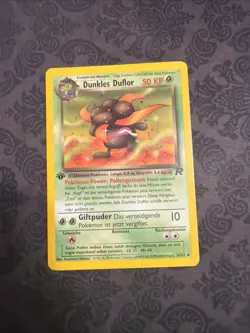 Pokemon GERMAN Dark Gloom Rocket Gang 36/82 1st Edition - Image 1