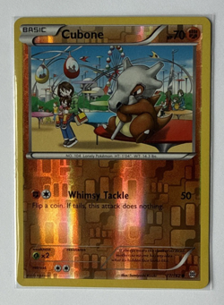 Pokemon Cubone 77/162 XY BREAKthrough Reverse Holo Common - LP - Image 1