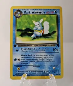 Dark Wartortle 46/82 Team Rocket Regular Uncommon English 60 HP WotC 2000 - Image 1