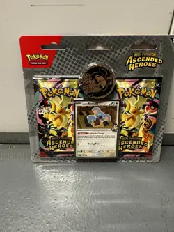 Pokemon TCG Mega Evolution Ascended Heroes Larry’s Komala 2 Pack Blister - Image 2