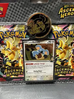 Pokemon TCG Mega Evolution Ascended Heroes Larry’s Komala 2 Pack Blister - Image 3