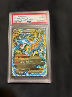PSA 8 M Charizard EX Secret #108/106 Flashfire XY Pokemon 2014 - Image 1