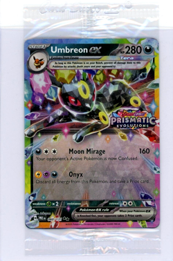 Pokemon TCG Umbreon ex 060/131 (Stamped) Prismatic Evolutions Promo New/Sealed - Image 1