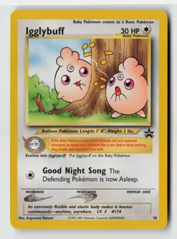 Pokemon - Igglybuff - 36/53 WoTC Promo - Promo - NM - Image 1