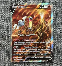 ENTEI V GG36/GG70 HOLO V RARE CROWN ZENITH GALARIAN GALLERY POKEMON NM - Image 1
