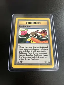 Pokemon Double Gust 100/111 1st Edition Trainer Neo Genesis WOTC Collection - Image 3