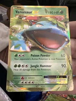 Pokemon 2016 TCG Venusaur EX 1/108 Evolutions Ultra Rare HOLO B27 - Image 1